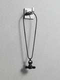 Iron Pulse Dumbbell Pendant Necklace