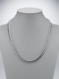 Men’s Silver Cuban Link Chain – Bold Classic Necklace