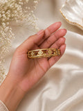 Elegant Floral Gold Bracelet
