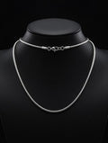 Men’s Silver Snake Chain Necklace – Sleek Minimalist Chain