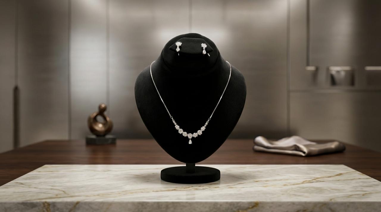 Timeless Elegance Diamond Necklace Set