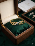 Elegant Leaf-Inspired Gold Bracelet