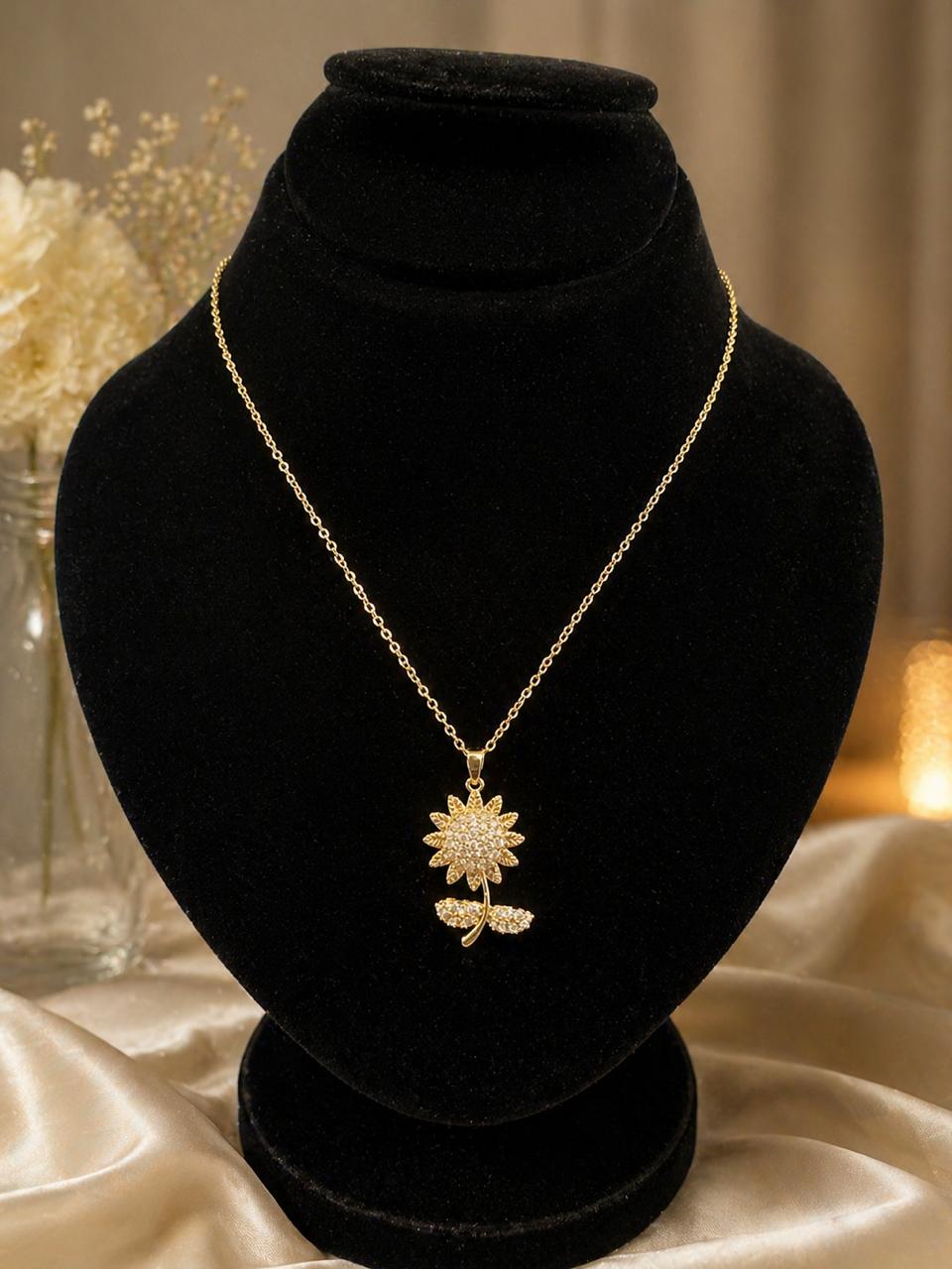 Golden Butterfly Charm Necklace