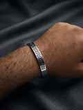 Modern Greek Key Silver Bracelet