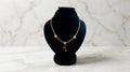 Elegant Gold Floral Drop Necklace for Women
