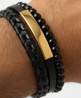 Men bracelet beads