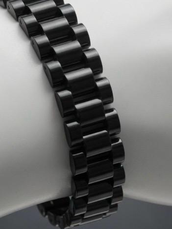 Modern Luxe Link Bracelet Collection (Black&Sliver&Gold&Gold,Sliver)