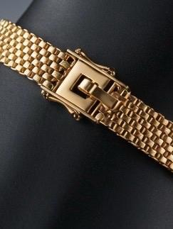 Classic Woven Link Bracelet – Timeless Gold & Silver Elegance