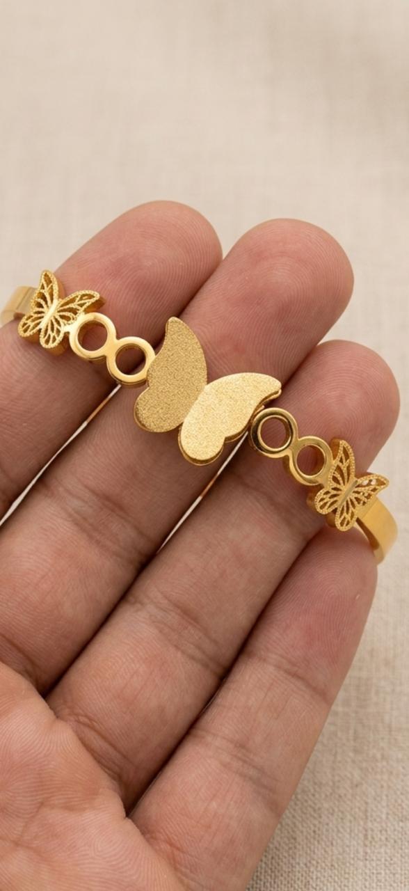 Elegant Butterfly Gold Bracelet
