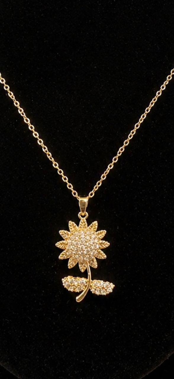 Golden Butterfly Charm Necklace